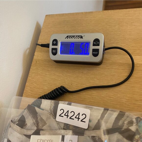 Chicos Top Womens 3 US Extra Large Brown Multi Zebra Stripes 3/4 Sleeves Blouse - Picture 9 of 9